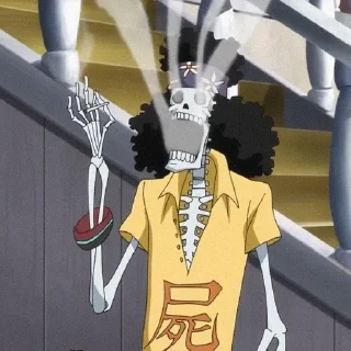 💀 emoji Brook☠️ :: @twarchosticker Telegram sticker 10 of 36
