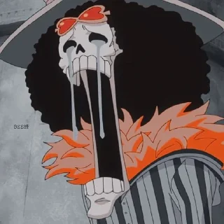 💀 emoji Brook☠️ :: @twarchosticker Telegram sticker 9 of 36