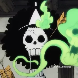 💀 emoji Brook☠️ :: @twarchosticker Telegram sticker 18 of 36