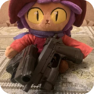 🔫 emoji No mercy 💀 @FemboyBroterhood Telegram sticker 23 of 75