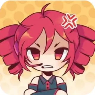 😡 emoji Kasane teto | by @pakiotkrosha Telegram sticker 22 of 108
