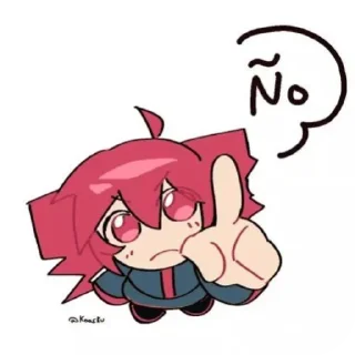 🙅‍♂ emoji Kasane teto | by @pakiotkrosha Telegram sticker 3 of 108