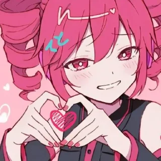 ❤️ emoji Kasane teto | by @pakiotkrosha Telegram sticker 19 of 108