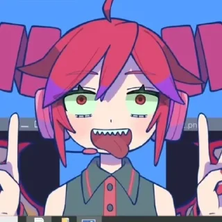 Sticker from Tetrodotoxin | Kasane Teto