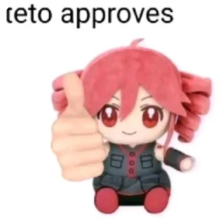 👍 emoji Kasane teto | by @pakiotkrosha Telegram sticker 2 of 108