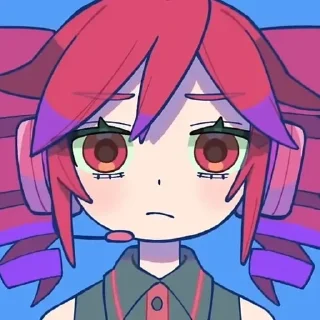 😐 emoji Kasane teto | by @pakiotkrosha Telegram sticker 17 of 108