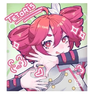 ❤️ emoji Kasane teto | by @pakiotkrosha Telegram sticker 21 of 108