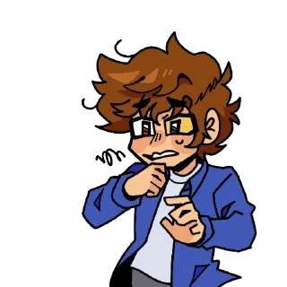 😱 emoji Лейзік та Бевзік Telegram sticker 2 of 24