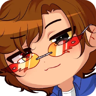 😎 emoji Лейзік та Бевзік Telegram sticker 15 of 24
