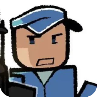 🩵 emoji Bobo [@CloudySticker] Telegram sticker 13 of 71