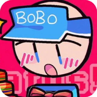 🩵 emoji Bobo [@CloudySticker] Telegram sticker 9 of 71
