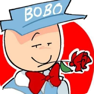 🩵 emoji Bobo [@CloudySticker] Telegram sticker 18 of 71