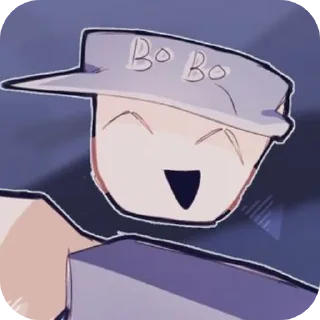 🩵 emoji Bobo [@CloudySticker] Telegram sticker 6 of 71