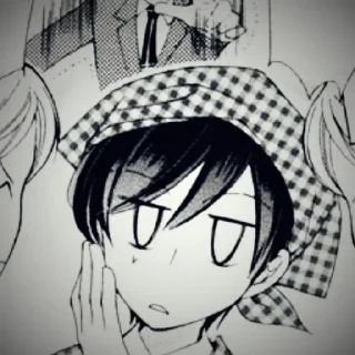 🎤 emoji 「🎤」Fujioka Haruhi Telegram sticker 22 of 30