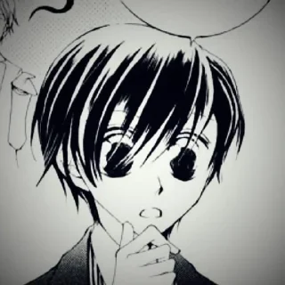 🎤 emoji 「🎤」Fujioka Haruhi Telegram sticker 6 of 30
