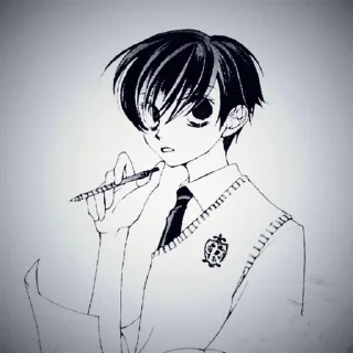 📎 emoji 「📎」Fujioka Haruhi Telegram sticker 10 of 31