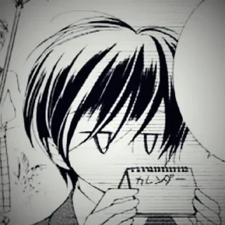 🎤 emoji 「🎤」Fujioka Haruhi Telegram sticker 17 of 30