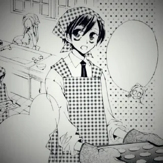 🎤 emoji 「🎤」Fujioka Haruhi Telegram sticker 23 of 30