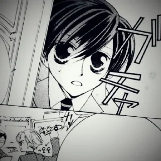 🎤 emoji 「🎤」Fujioka Haruhi Telegram sticker 19 of 30