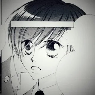 🎤 emoji 「🎤」Fujioka Haruhi Telegram sticker 14 of 30