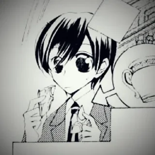🎤 emoji 「🎤」Fujioka Haruhi Telegram sticker 5 of 30