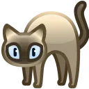 Sticker from Scared Cat by @GiftChanges