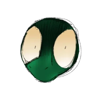 🌟 emoji мужло-ящерка (by @Karys_Arts) Telegram sticker 11 of 12