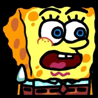 😱 emoji Спонг (не губка боб) Telegram sticker 5 of 27