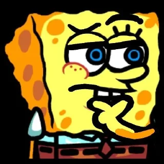 🤔 emoji Спонг (не губка боб) Telegram sticker 9 of 27