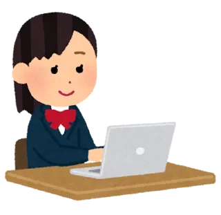 💻 emoji School girl : Iru Sutoya Telegram sticker 19 of 50