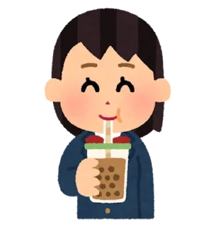 🧋 emoji School girl : Iru Sutoya Telegram sticker 21 of 50