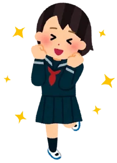 Sticker from School girl : Iru Sutoya