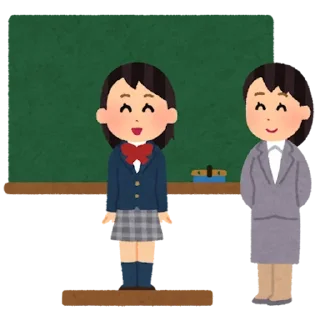 👨‍🏫 emoji School girl : Iru Sutoya Telegram sticker 11 of 50