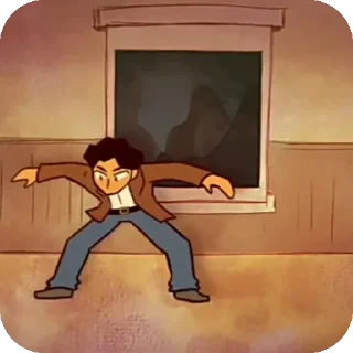 Sticker from @typoi_c Fan animation outlast.Miles