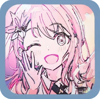 🌟 emoji minori hanasato ! @mizuuuk Telegram sticker 22 of 40