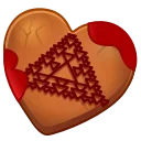 🎁 emoji Cookie Heart by @GiftChanges Telegram sticker 14 of 100