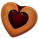 🎁 emoji Cookie Heart by @GiftChanges Telegram sticker 6 of 100