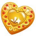 🎁 emoji Cookie Heart by @GiftChanges Telegram sticker 16 of 100