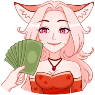 🤑 emoji Госпожа Ай by @offstikbot Telegram sticker 24 of 42