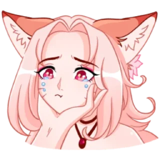 😢 emoji Госпожа Ай by @offstikbot Telegram sticker 18 of 42