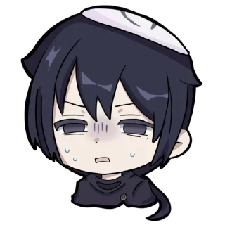 😟 emoji yin yu(tgcf) × genshin @derquemis Telegram sticker 5 of 11