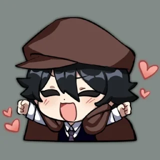 Sticker from Bsd x genshin