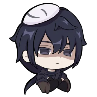 Sticker from yin yu(tgcf) × genshin @derquemis