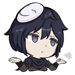 🧐 emoji yin yu(tgcf) × genshin @derquemis Telegram sticker 11 of 11