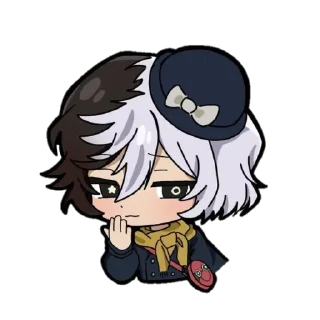 Sticker from BSD x Genshin Chibi