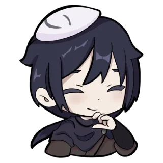 Sticker from yin yu(tgcf) × genshin @derquemis