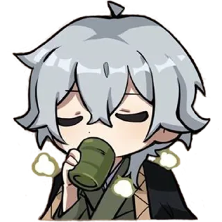 🍵 emoji Bsd x genshin Telegram sticker 21 of 26
