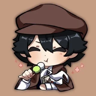 Sticker from Bsd x genshin