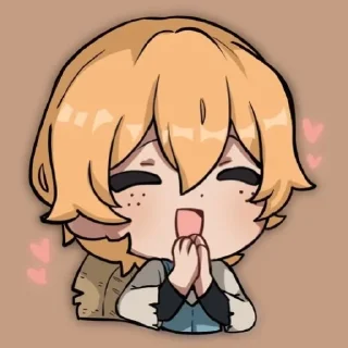 Sticker from Bsd x genshin