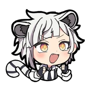 Sticker from BSD x Genshin Chibi